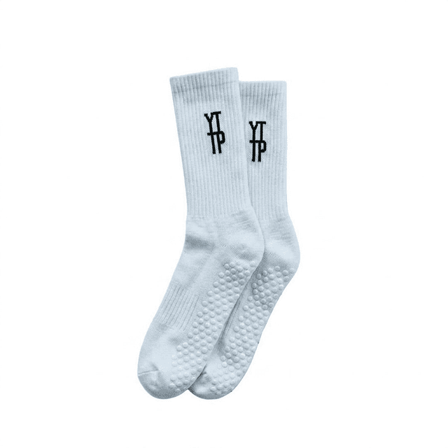 YTTP Icy Blue Pilates Grip Socks
