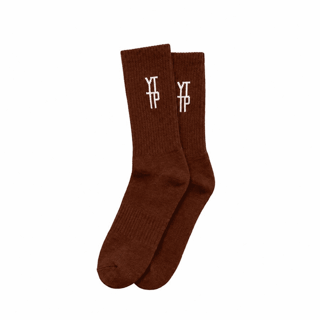 YTTP Socks Brown (no Grip)