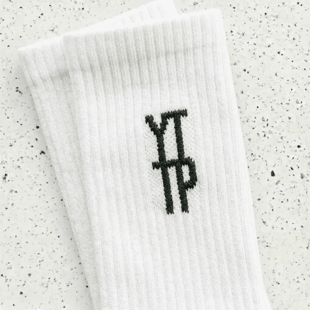 YTTP Socks White (no Grip)