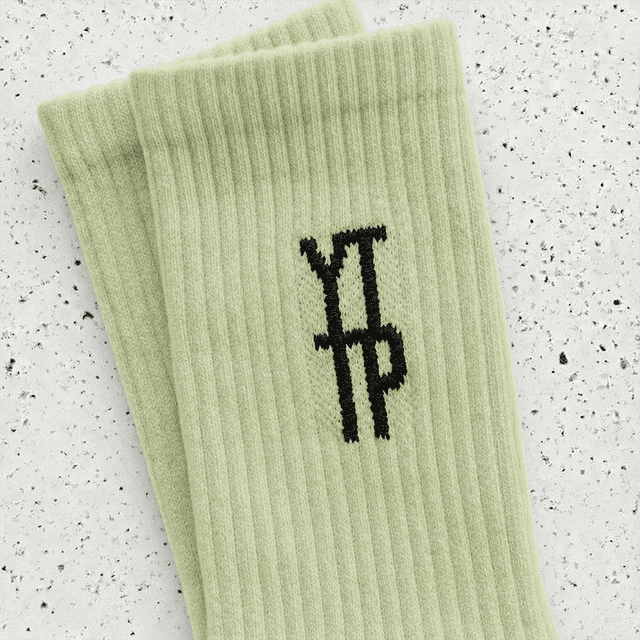 YTTP Eucalyptus Pilates Grip Socks