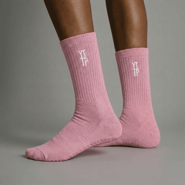 YTTP Rosa Pilates Grip Socks